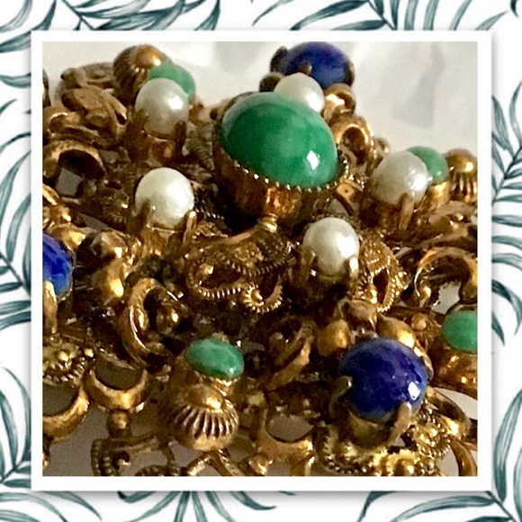 1950 Filigree Brooch - Picture 2 of 7